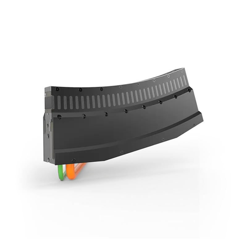 Motor module, -22.5° curved segment, with connection cables for infeed