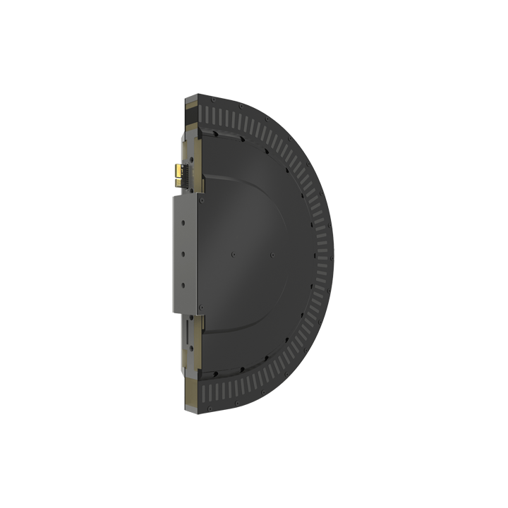 Motor module, 180° curved segment, without infeed
