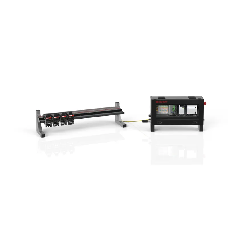 XTS starter kit with NCT functionality, 1000 mm straight length (open end), 4 movers with NCT basic electronics