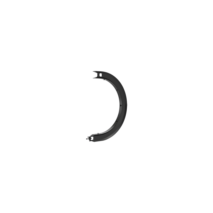 Guide rail, 180° curved segment, without lock