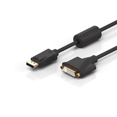 Display Adapter, shielded, PVC, 5 x 2 x AWG28 + 4 x AWG28, fixed installation, black