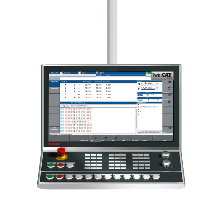 CNC multi-touch Control Panel in a special CNC function design with CP-Link 4