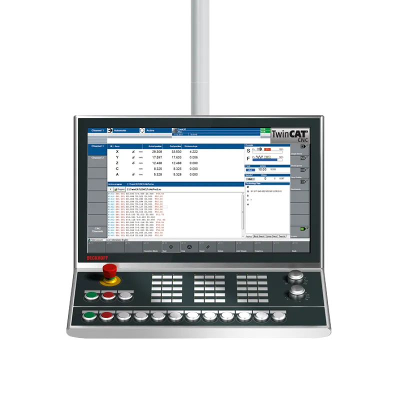 CNC multi-touch Control Panel in a special CNC function design with CP-Link 4