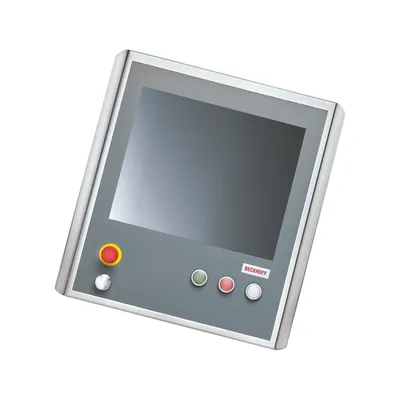 Stainless steel Control Panel in IP65 with 19-inch display, customer-specific variant