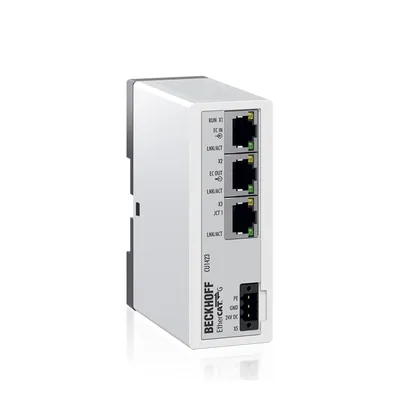 Infrastructure, 3-port junction, EtherCAT G, 1 Gbit/s, 24 V DC, RJ45