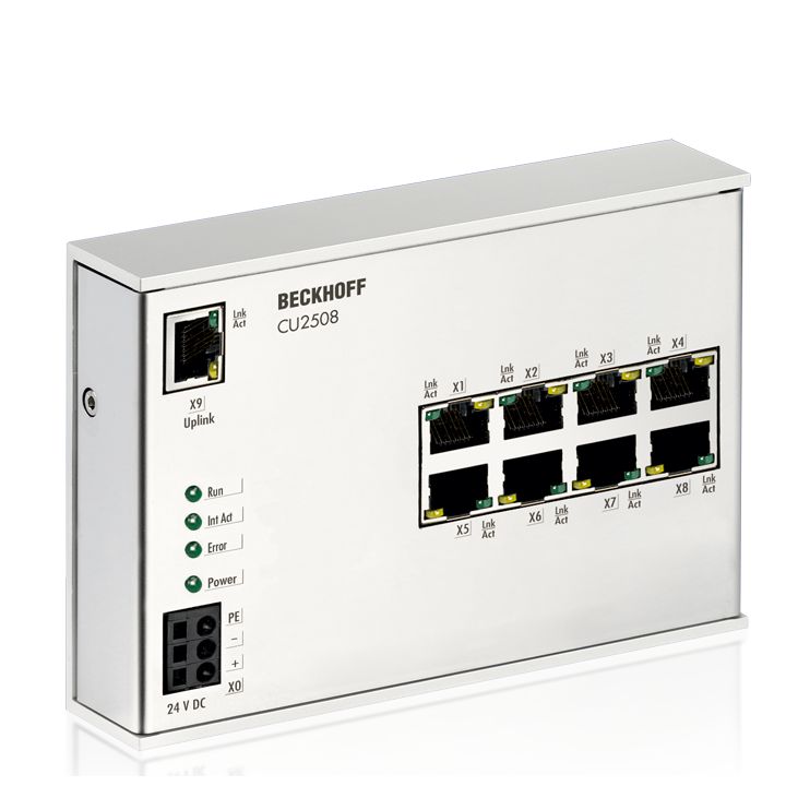 Infrastructure, 8-port port multiplier, Ethernet, 24 V DC, RJ45