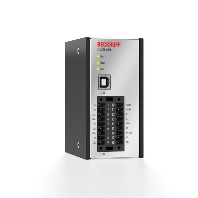 UPS module, capacitive