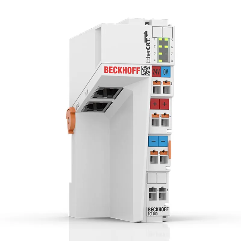 EtherCAT Coupler, RJ45, angled, push-in