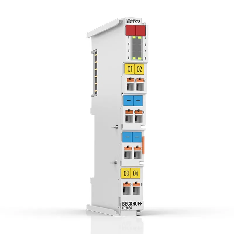 EtherCAT Terminal, 4-channel digital output, 24 V DC, 2 A, push-in, with channel diagnostics