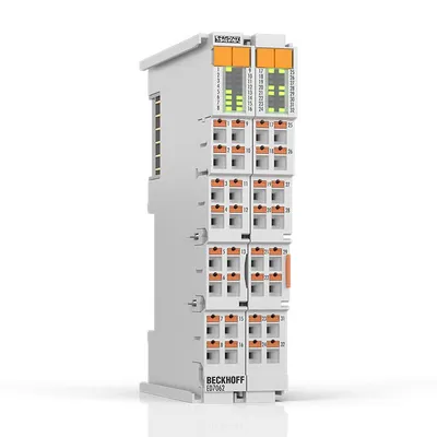 EtherCAT Terminal, 2-channel motion interface, stepper motor, 48 V DC, 3 A, push-in, with incremental encoder, 5 V DC