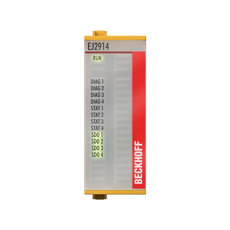 EtherCAT plug-in module, 4-channel digital output, 24 V DC, 0.5 A, TwinSAFE, TwinSAFE Logic