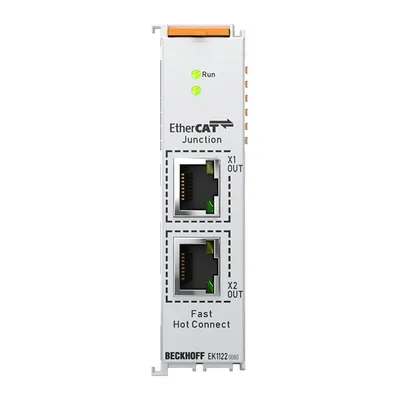 2-port EtherCAT junction, Fast Hot Connect