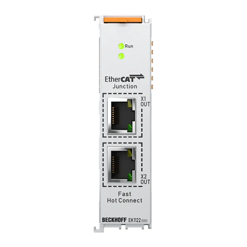 2-port EtherCAT junction, Fast Hot Connect