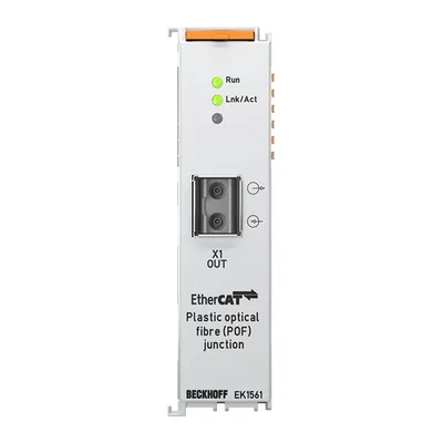 1-port EtherCAT plastic optical fiber junction