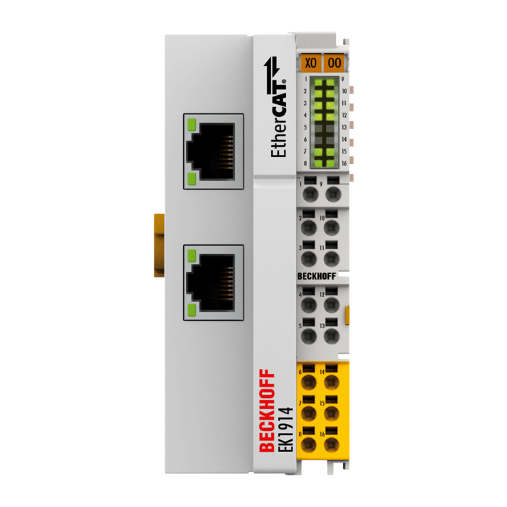 EtherCAT Coupler with integrated digital standard and safety I/Os