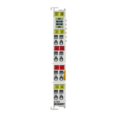 EtherCAT Terminal, 4-channel digital input, 24 V DC, 3 ms, type 2