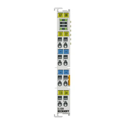 EtherCAT Terminal, 4-channel digital input, 24 V DC, 3 ms, ground switching