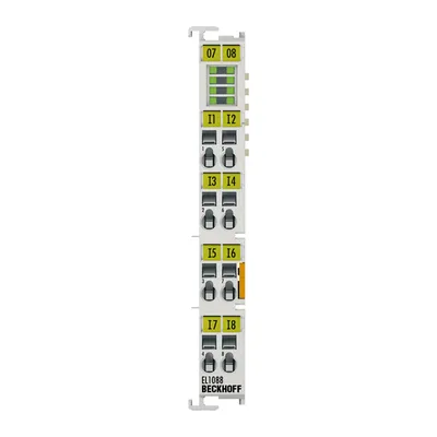 EtherCAT Terminal, 8-channel digital input, 24 V DC, 3 ms, ground switching