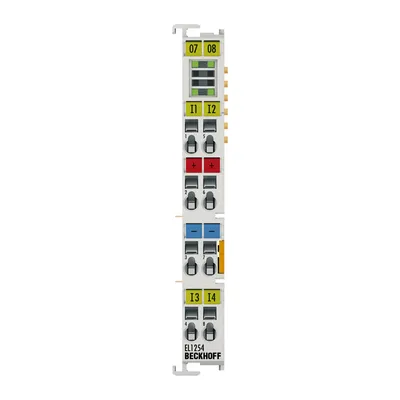 EtherCAT Terminal, 4-channel digital input, 24 V DC, 1 µs, timestamp