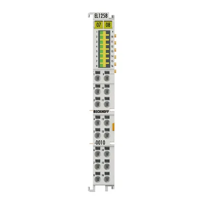 EtherCAT Terminal, 8-channel digital input, 24 V DC, 1 µs, ground switching, multi-timestamp