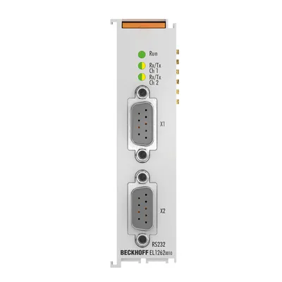 EtherCAT Terminal, 2-channel digital input + 2-channel digital output, 5 V DC, 100 ns, 0.1 A, RS422/RS485, oversampling