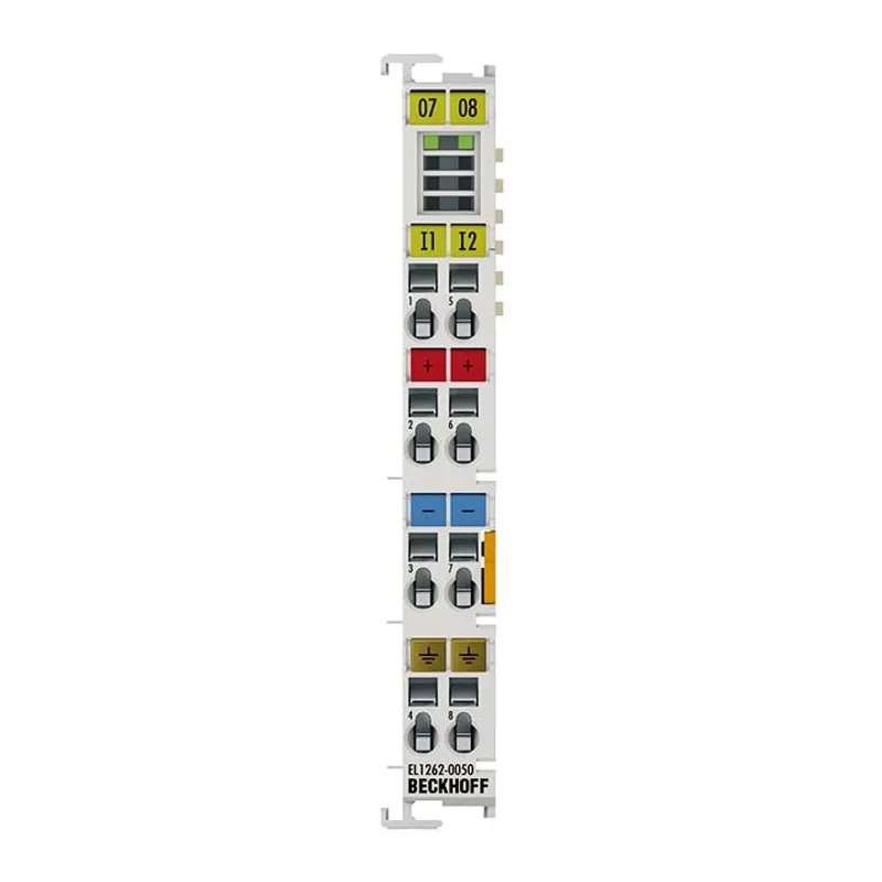 EtherCAT Terminal, 2-channel digital input, 5 V DC, 1 µs, oversampling