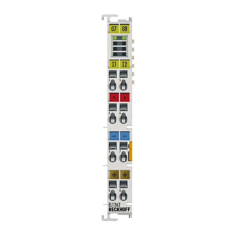 EtherCAT Terminal, 2-channel digital input, 24 V DC, 1 µs, oversampling