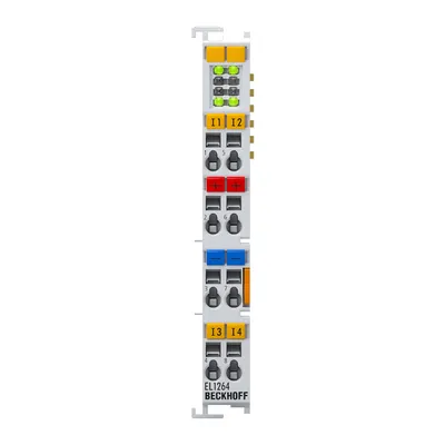 EtherCAT Terminal, 4-channel digital input, 24 V DC, 1 µs, oversampling