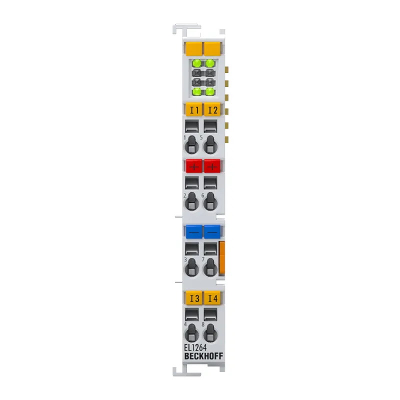 EtherCAT Terminal, 4-channel digital input, 24 V DC, 1 µs, oversampling
