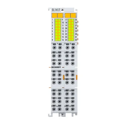 EtherCAT Terminal, 32-channel digital input, 24 V DC, adjustable
