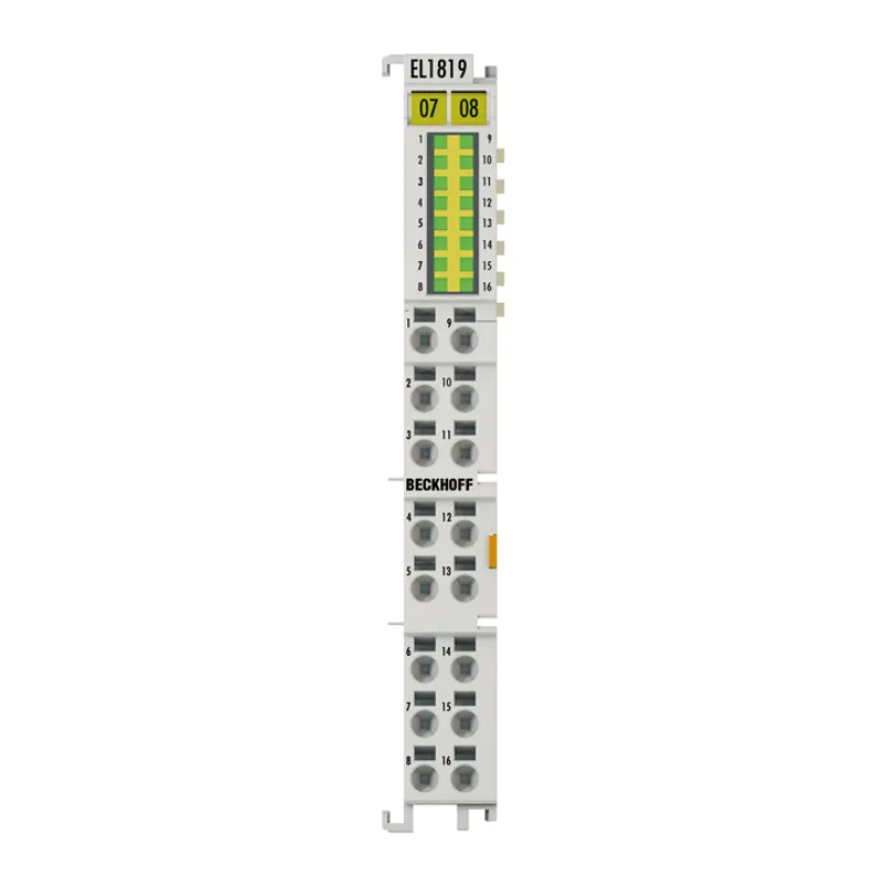 EtherCAT Terminal, 16-channel digital input, 24 V DC, 10 µs