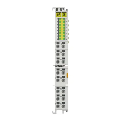 EtherCAT Terminal, 16-channel digital input, 24 V DC, 3 ms, ground switching