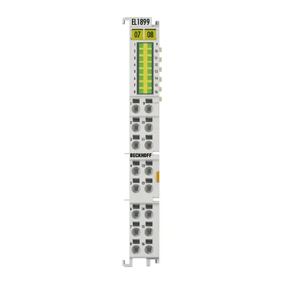 EtherCAT Terminal, 16-channel digital input, 24 V DC, 10 µs, ground switching