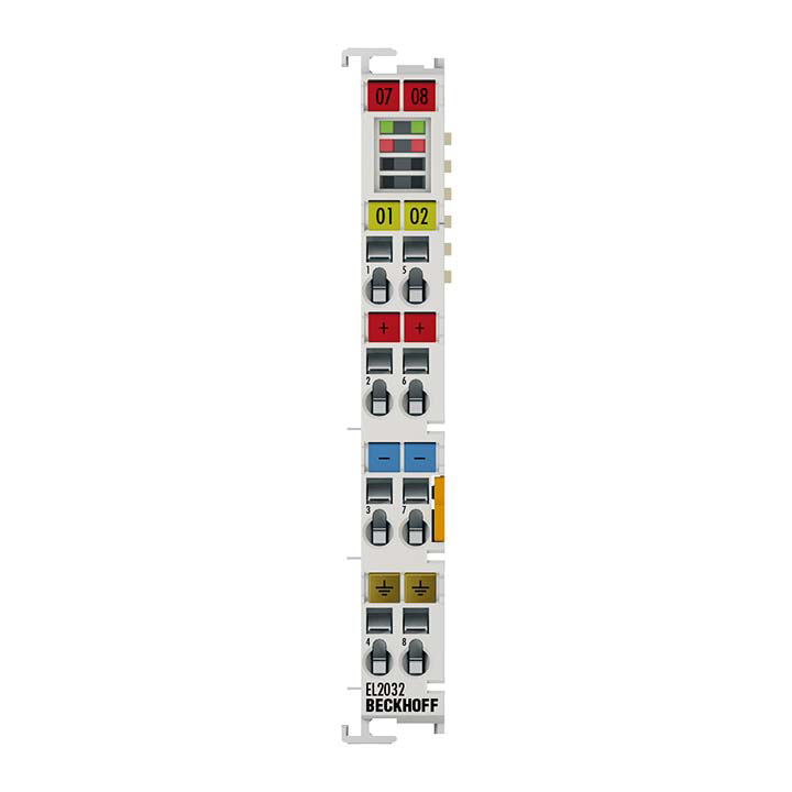 EtherCAT Terminal, 2-channel digital output, 24 V DC, 2 A, with diagnostics