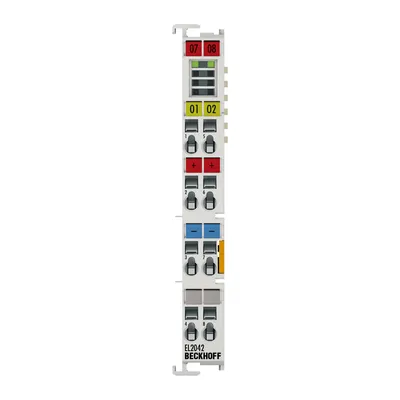 EtherCAT Terminal, 2-channel digital output, 24 V DC, 2 x 4 A/1 x 8 A