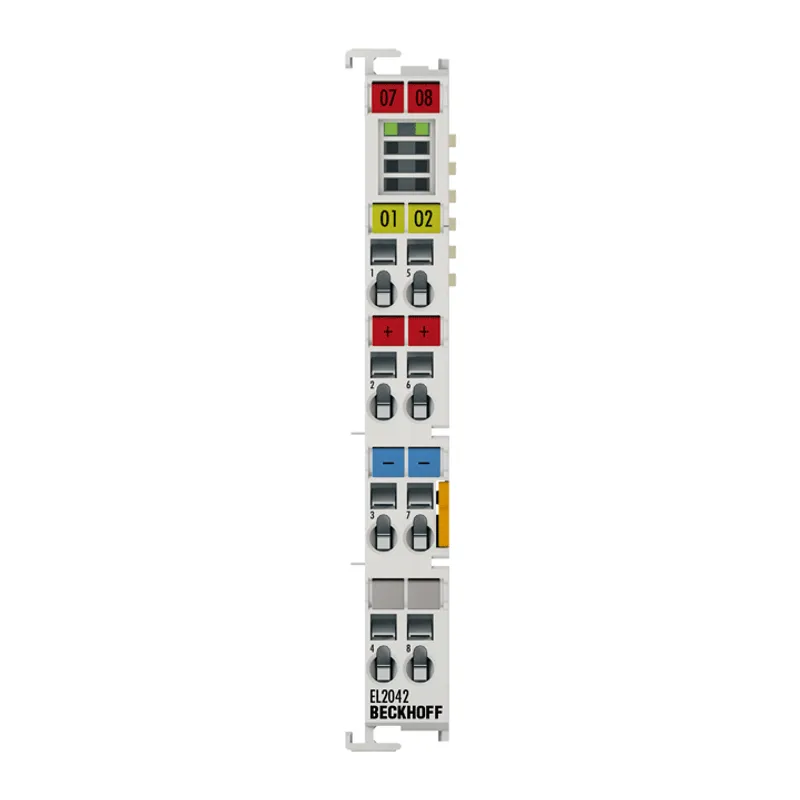 EtherCAT Terminal, 2-channel digital output, 24 V DC, 2 x 4 A/1 x 8 A