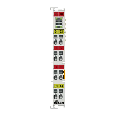 EtherCAT Terminal, 4-channel digital output, 24 V DC, 0.5 A, ground switching