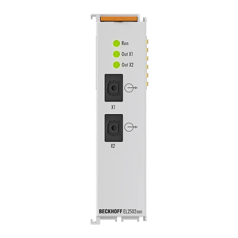 EtherCAT Terminal, 2-channel PWM output, plastic optical fiber