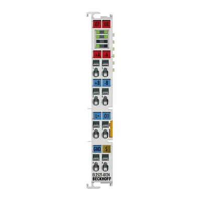 EtherCAT Terminal, 1-channel pulse train output, incr. enc. simulation, 24 V DC, 1 A, with capture/compare input/output
