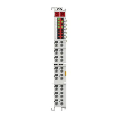 EtherCAT Terminal, 2-channel pulse train output, incr. enc. simulation, RS422, 50 mA