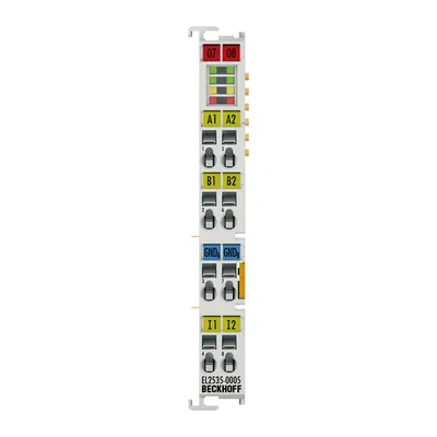 EtherCAT Terminal, 2-channel PWM output, 24 V DC, 5 A, current-controlled