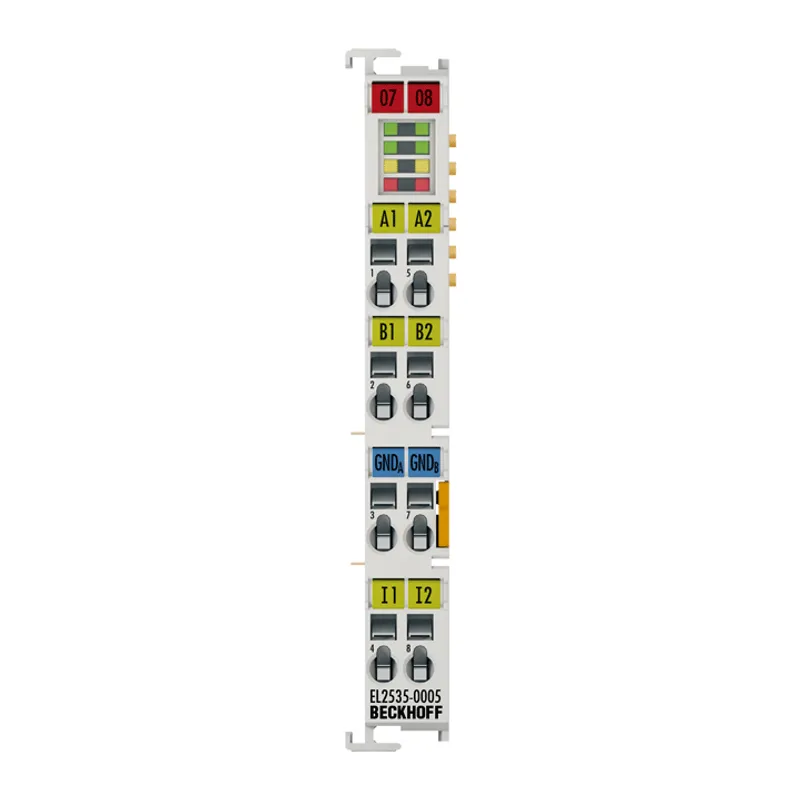 EtherCAT Terminal, 2-channel PWM output, 24 V DC, 5 A, current-controlled