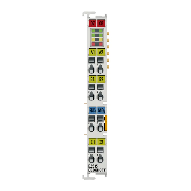 EtherCAT Terminal, 2-channel PWM output, 24 V DC, 0.1 A, current-controlled