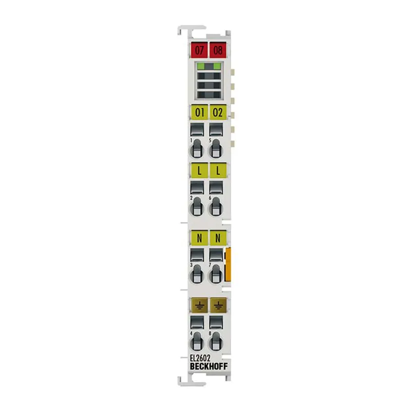 EtherCAT Terminal, 2-channel relay output, 230 V AC, 30 V DC, 5 A