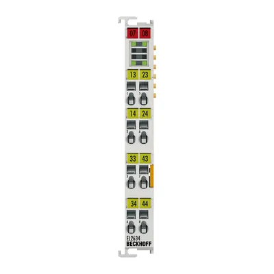 EtherCAT Terminal, 4-channel relay output, 250 V AC, 30 V DC, 4 A