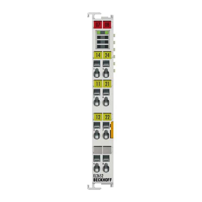 EtherCAT Terminal, 2-channel relay output, 230 V AC, 300 V DC, 1 A