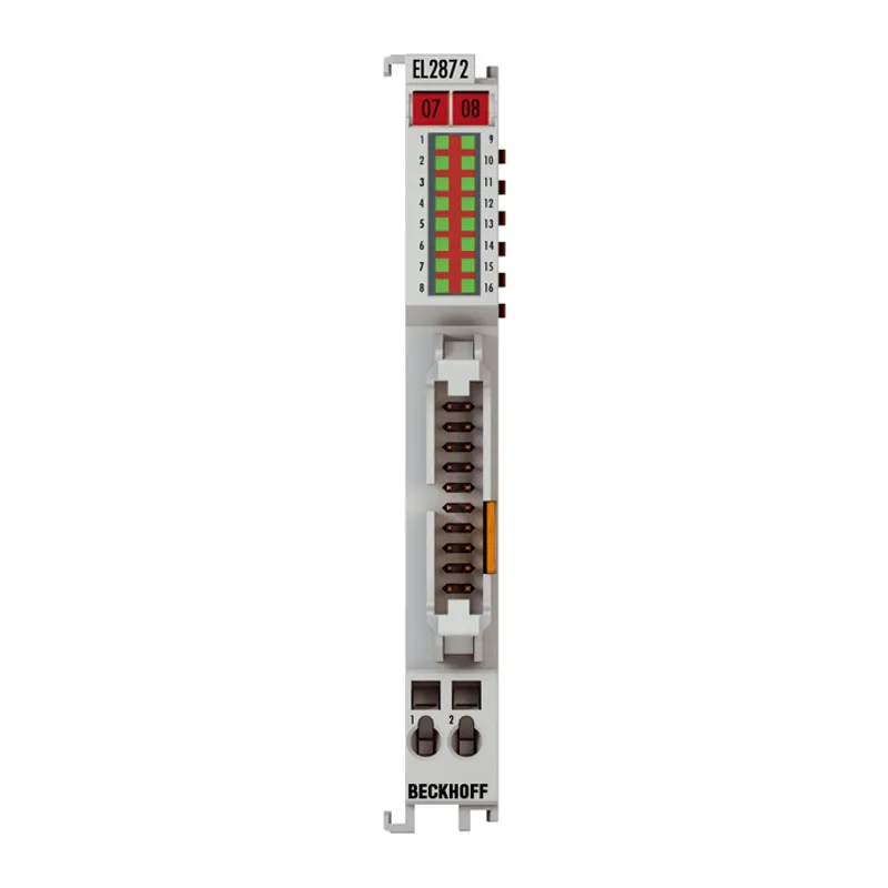 EtherCAT Terminal, 16-channel digital output, 24 V DC, 0.5 A, ground switching, flat-ribbon cable