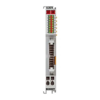 EtherCAT Terminal, 8-channel digital output, 24 V DC, 0.5 A, flat-ribbon cable, with diagnostics