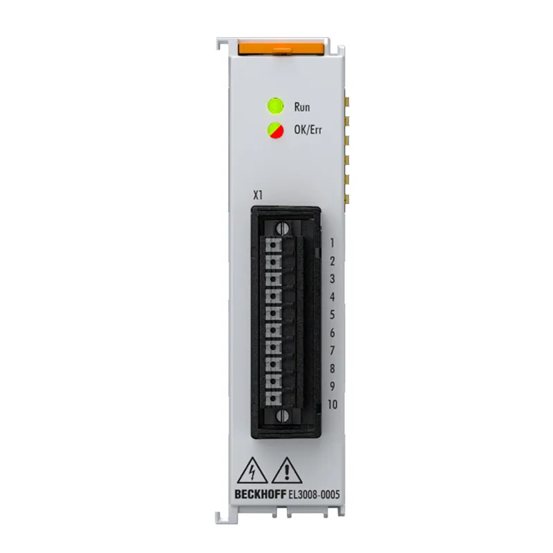 EtherCAT Terminal, 8-channel analog input, voltage, ±5 V, 16 bit, cascaded