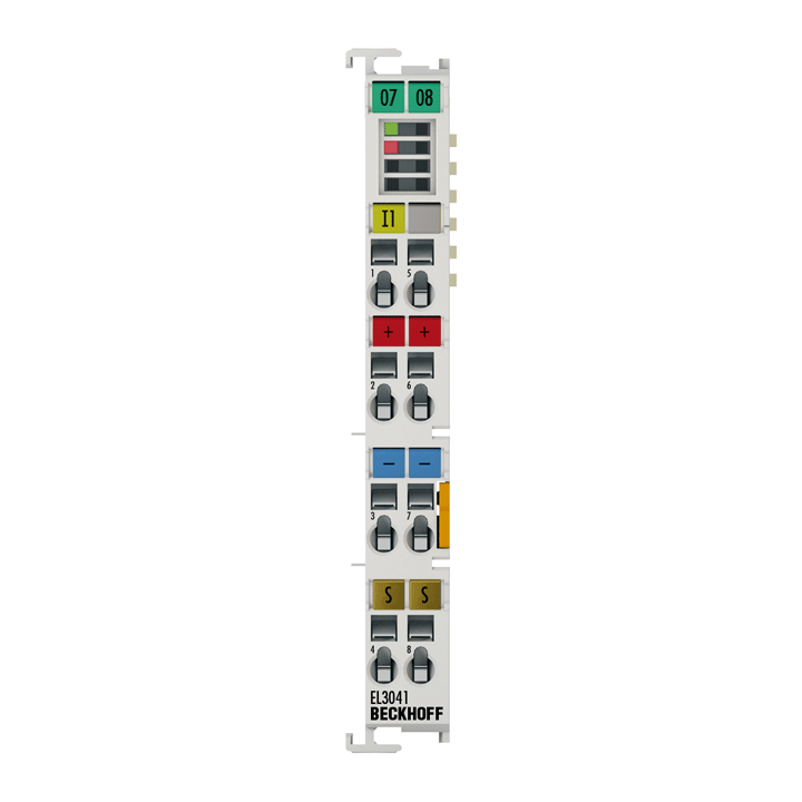 EtherCAT Terminal, 1-channel analog input, current, 0…20 mA, 12 bit, single-ended